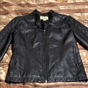 Faux Leather Jacket